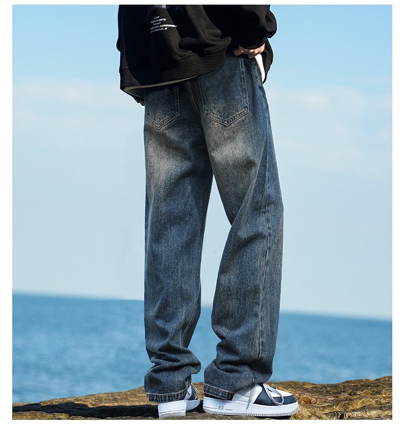 Мужские джинсы в стиле хайстрит 2024 оптом из Китая