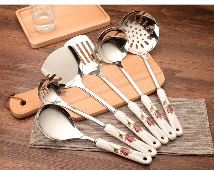 Набор кухонных лопаток из нержавеющей стали оптом