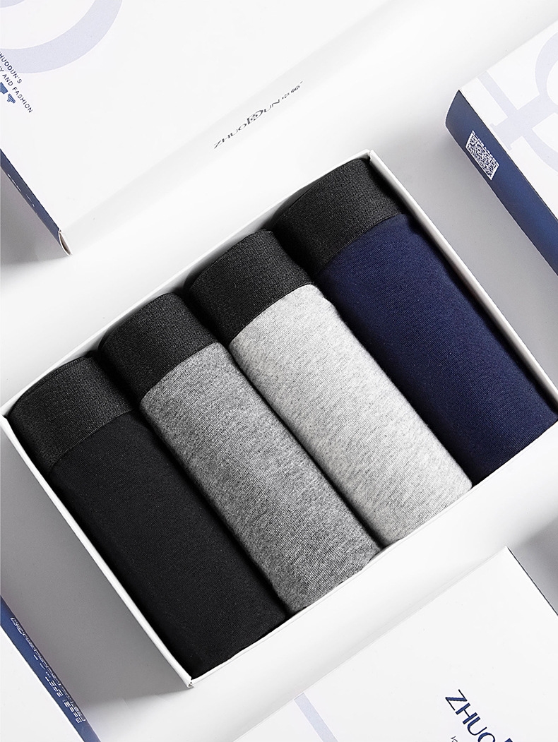 Мужские трусы в упаковке из 4 штук оптом из Китая