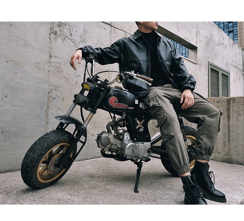 Мужские узкие карго брюки оптом из Китая