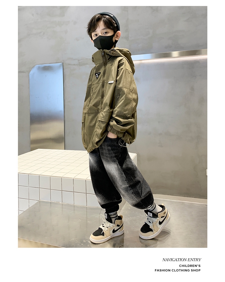 Детский плащ 2024 весна-осень оптом из Китая