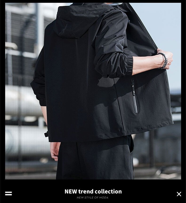 Мужская куртка 2024 весна новый корейский стиль оптом из Китая