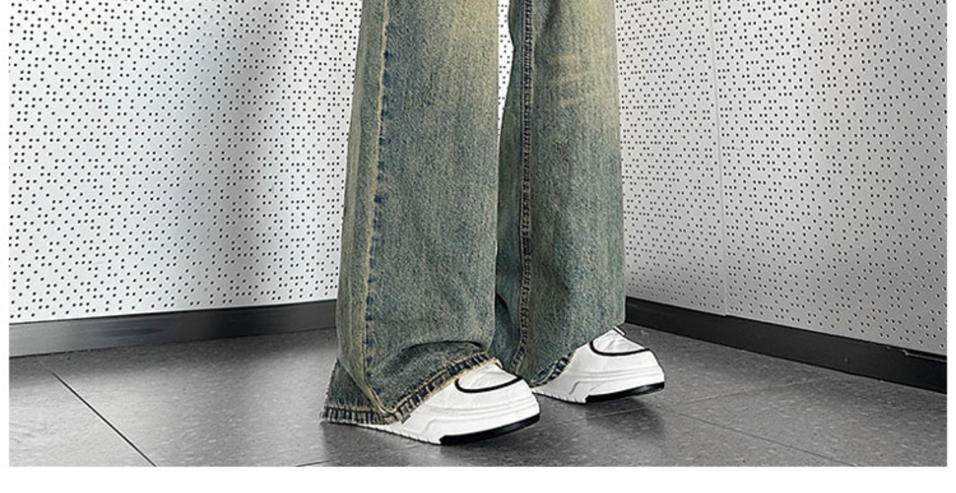 Мужские джинсы винтажного стиля оптом из Китая