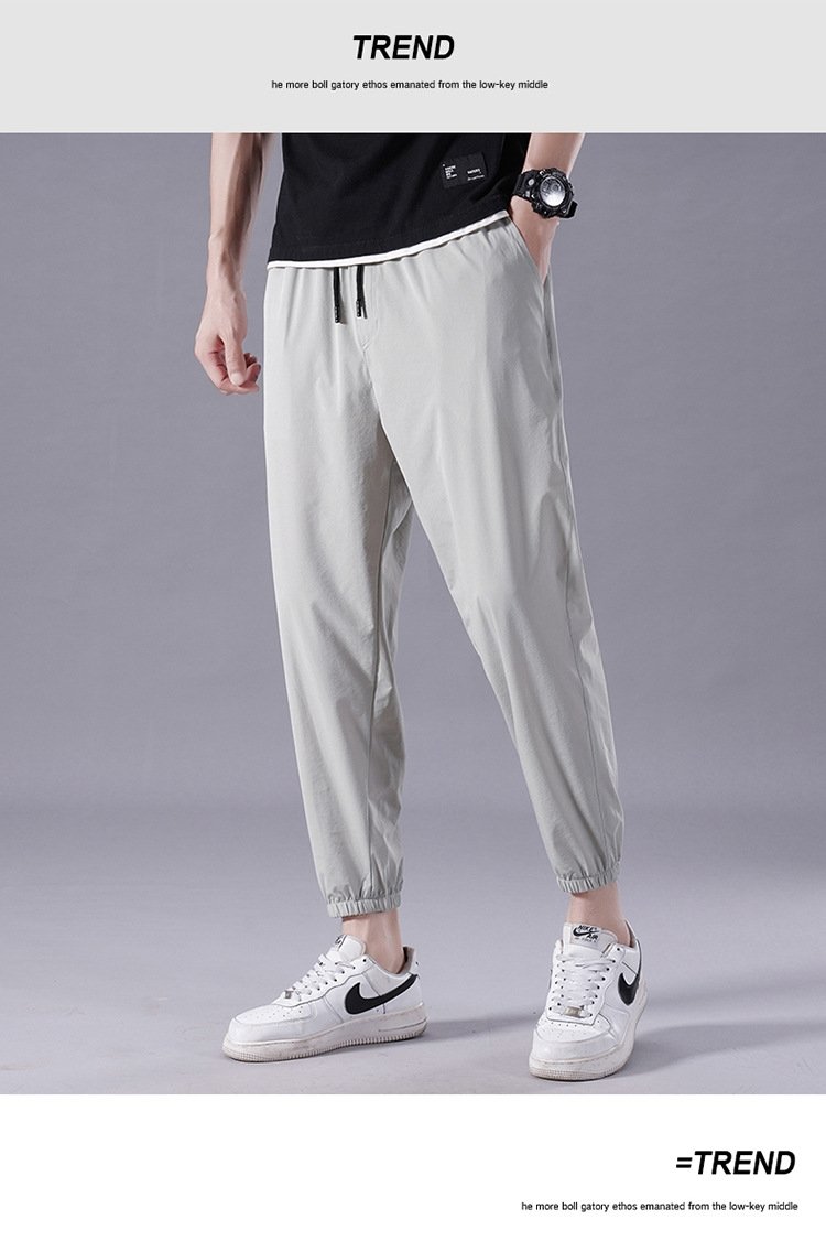 Мужские летние брюки из легкого льняного материала оптом из Китая