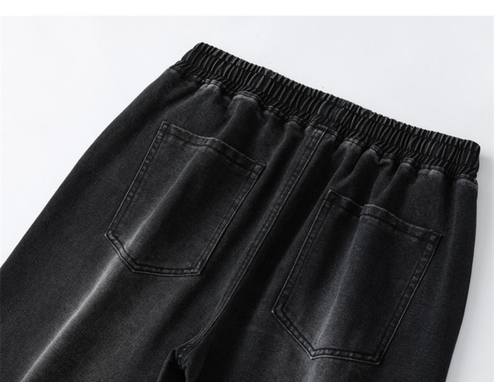 Мужские джинсы черного цвета оптом из Китая