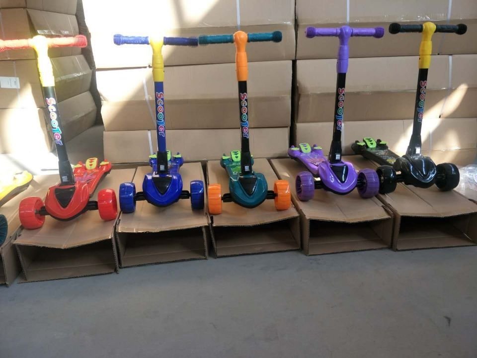 Детский трехколесный самокат оптом