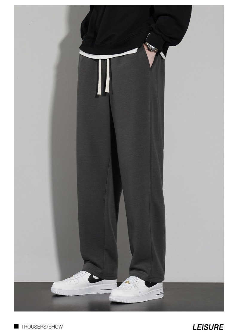 Мужские длинные брюки с прямыми штанинами оптом из Китая