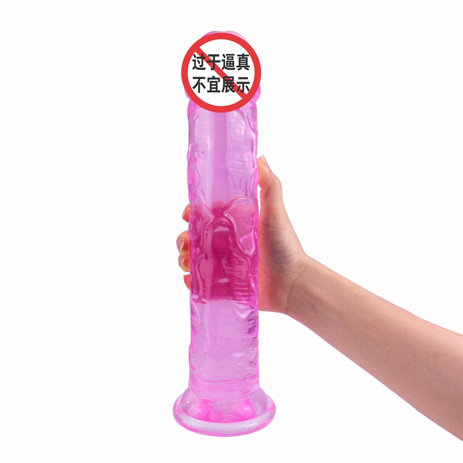 Силиконовый фаллоимитатор с присоской 32см*6см оптом