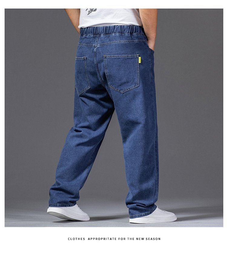 Мужские джинсы прямого кроя с широкими штанинами и широкими брючинами оптом из Китая