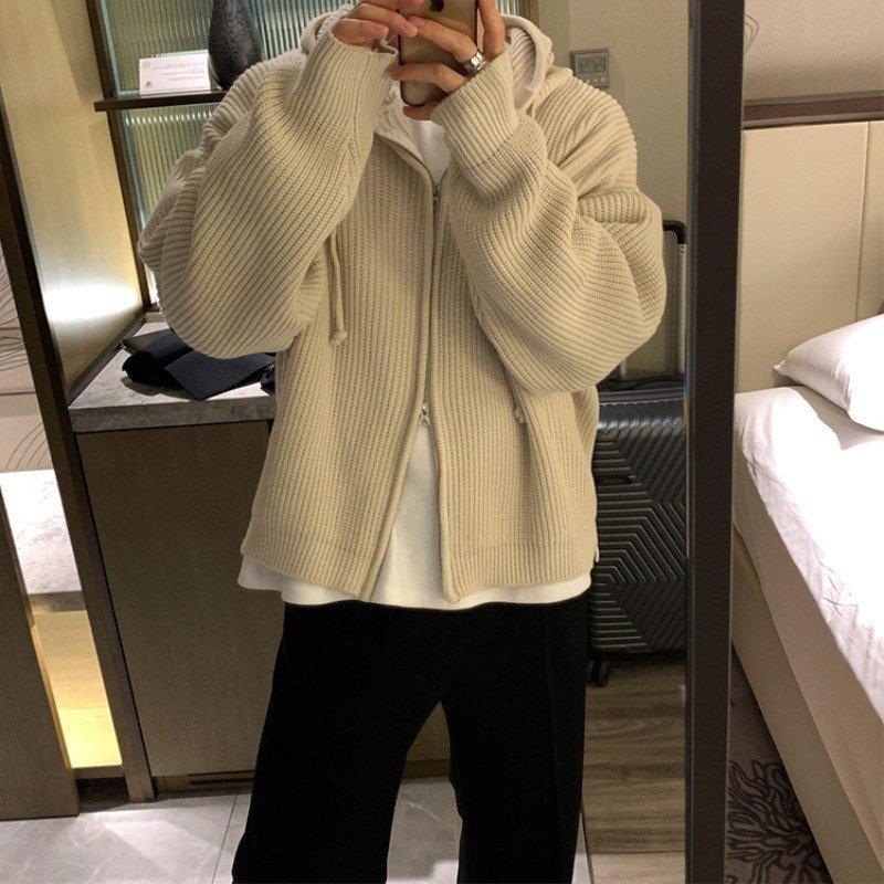 Мужской свитер с капюшоном оптом