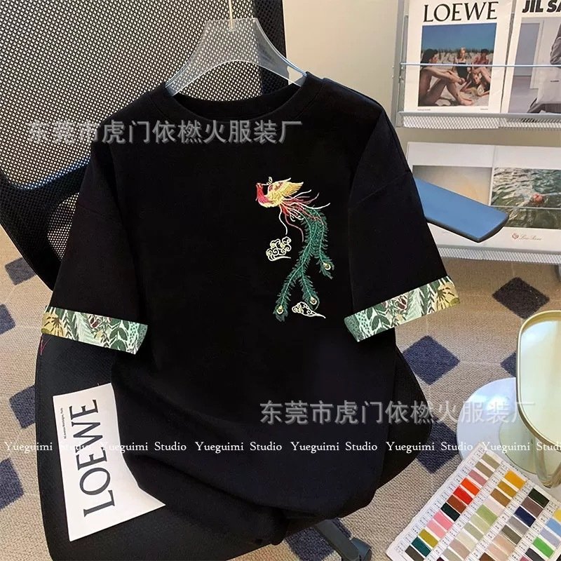 Футболка с коротким рукавом из 100% хлопка 2023 летней коллекции оптом