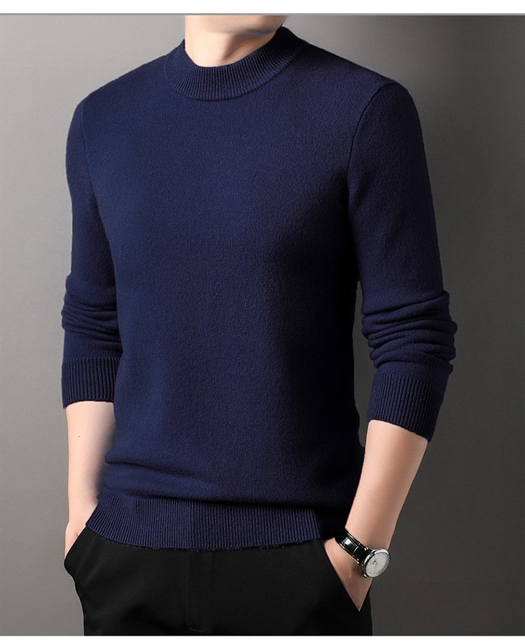 Мужской свитер из овечьей шерсти оптом