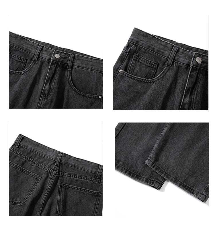 Мужские джинсы 2024 с прямыми штанинами оптом из Китая