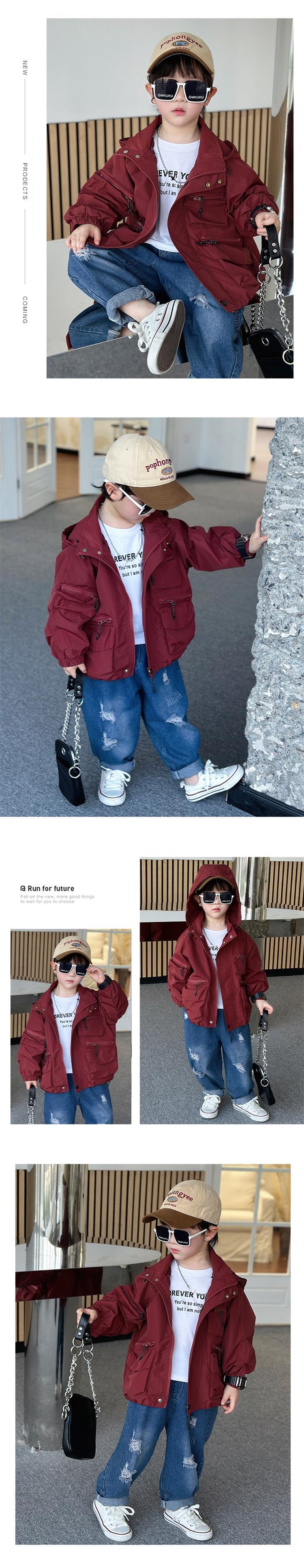 Детский плащ с капюшоном оптом из Китая