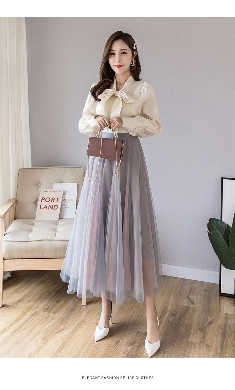 Многослойная сетчатая юбка оптом из Китая