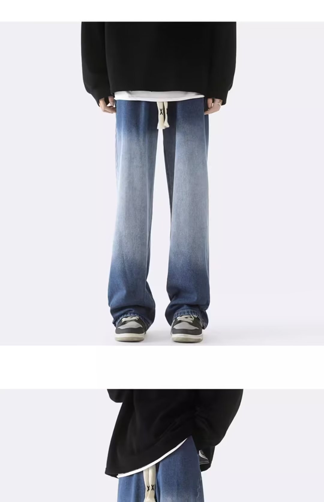 Мужские джинсы весенне-летней коллекции 2023 оптом из Китая