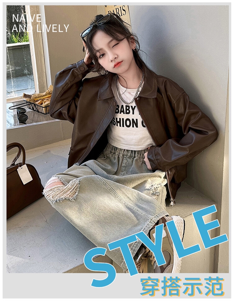 Детская куртка весна-осень 2024 оптом из Китая