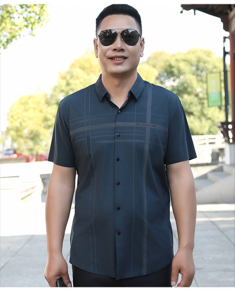 Мужской летний комплект с рубашкой из хлопка и футболкой оптом