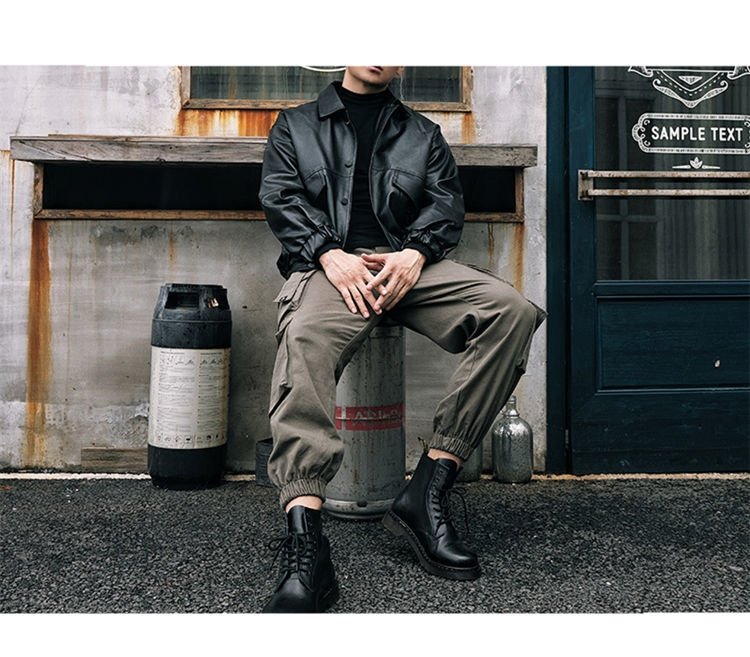 Мужские узкие карго брюки оптом из Китая