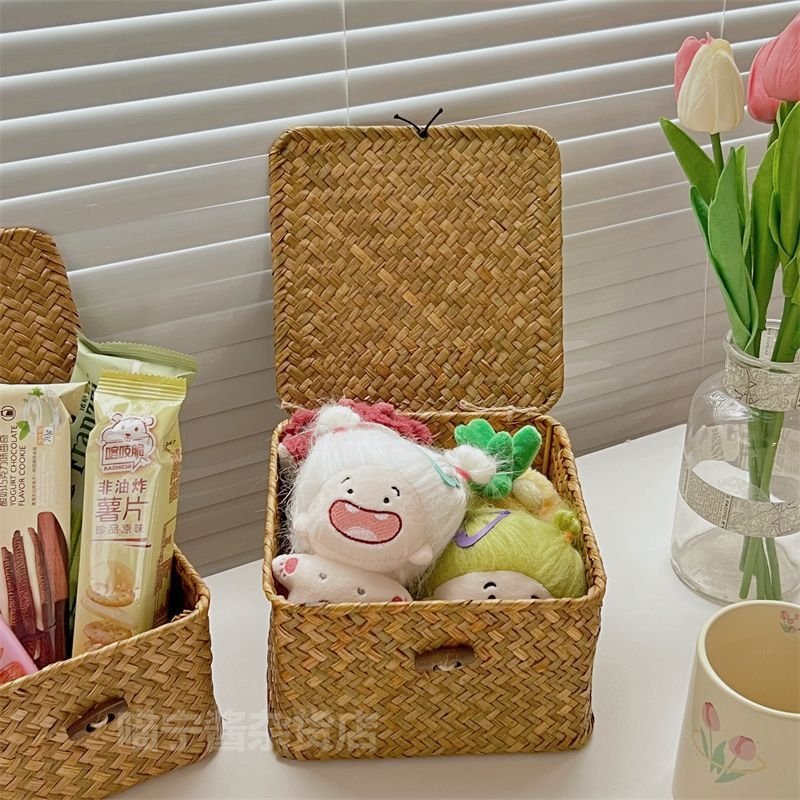 Корзина для хранения медведей из ивового плетения оптом