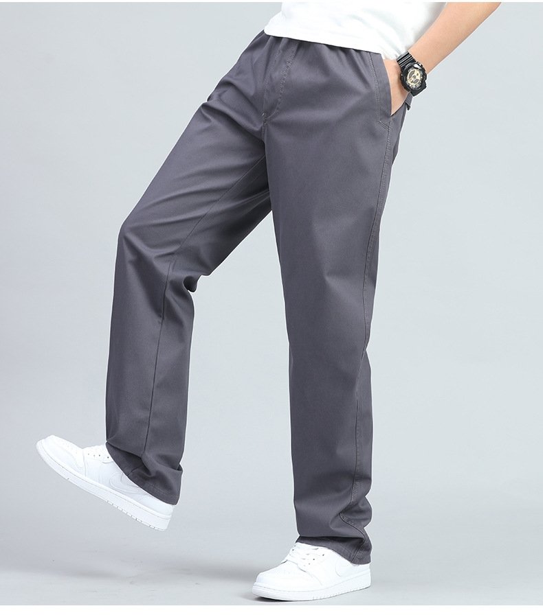 Мужские летние широкие хлопковые брюки оптом из Китая