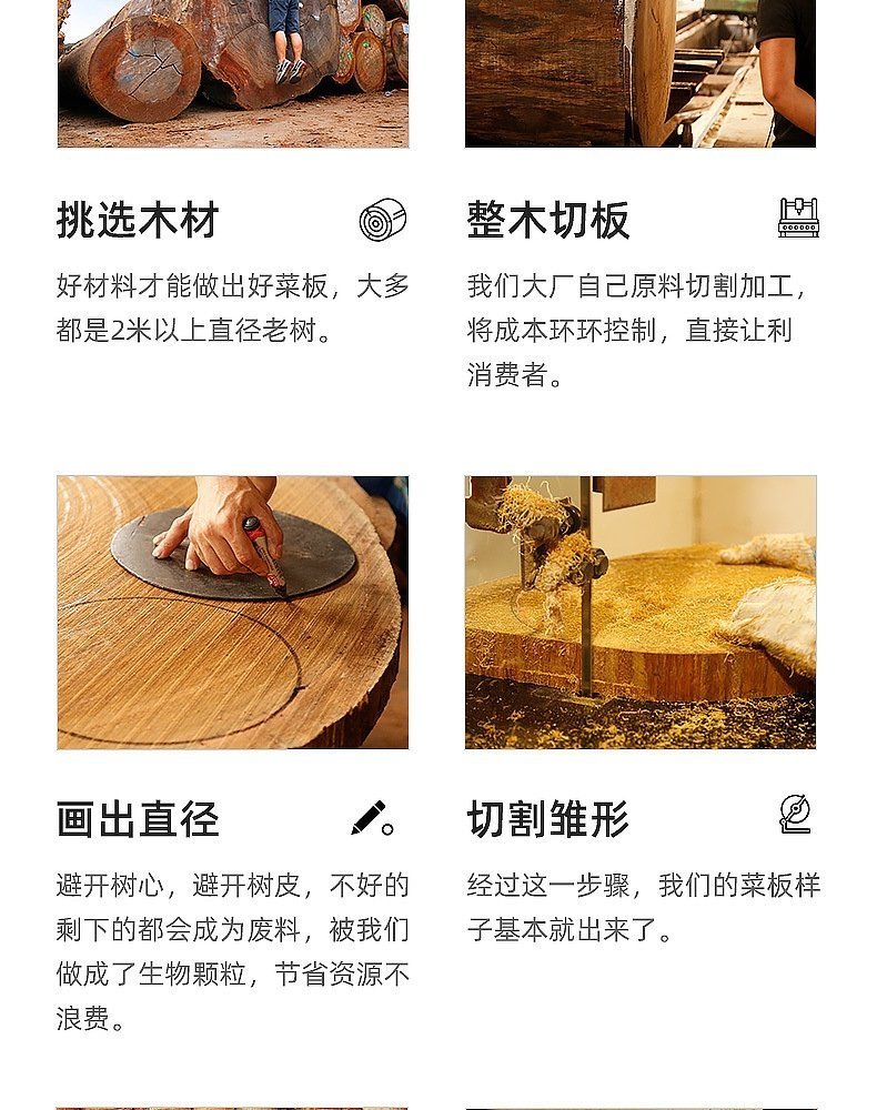 Кухонная доска из твердого дерева оптом