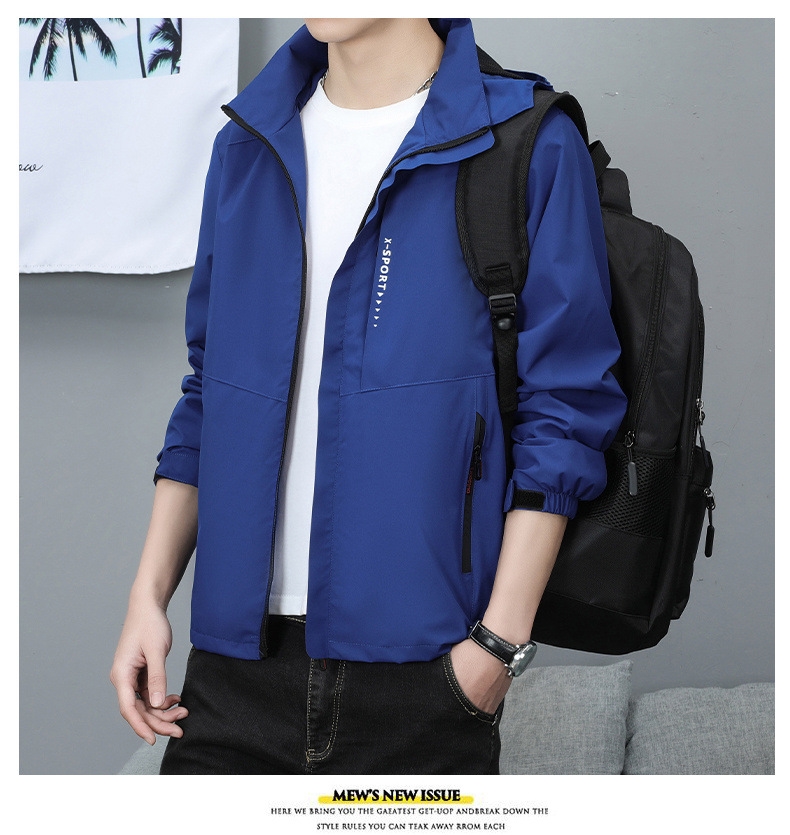 Мужская куртка с защитой от ветра и воды оптом из Китая