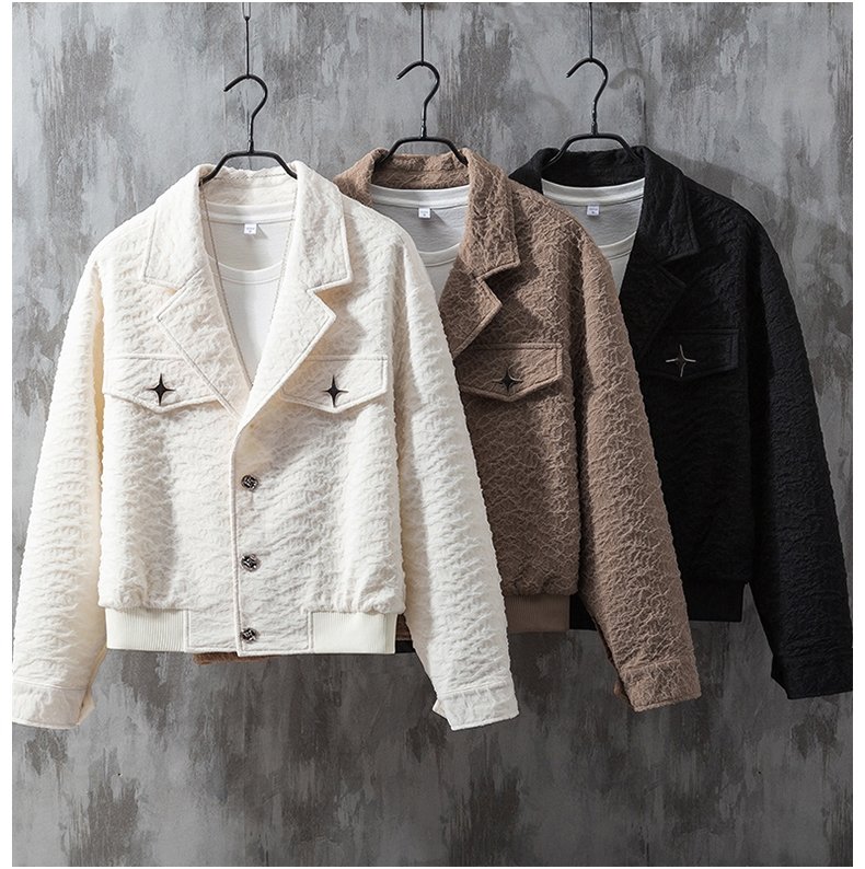 Мужская куртка в стиле панк для осенне-зимнего сезона оптом из Китая