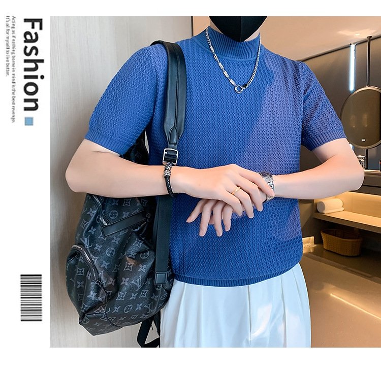 Мужской свитер с коротким рукавом оптом