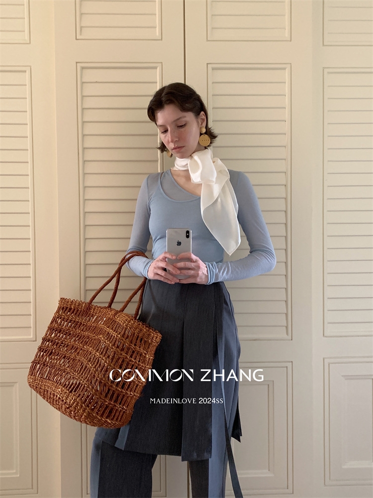 Футболка с длинным рукавом COMMON ZHANG оптом из Китая