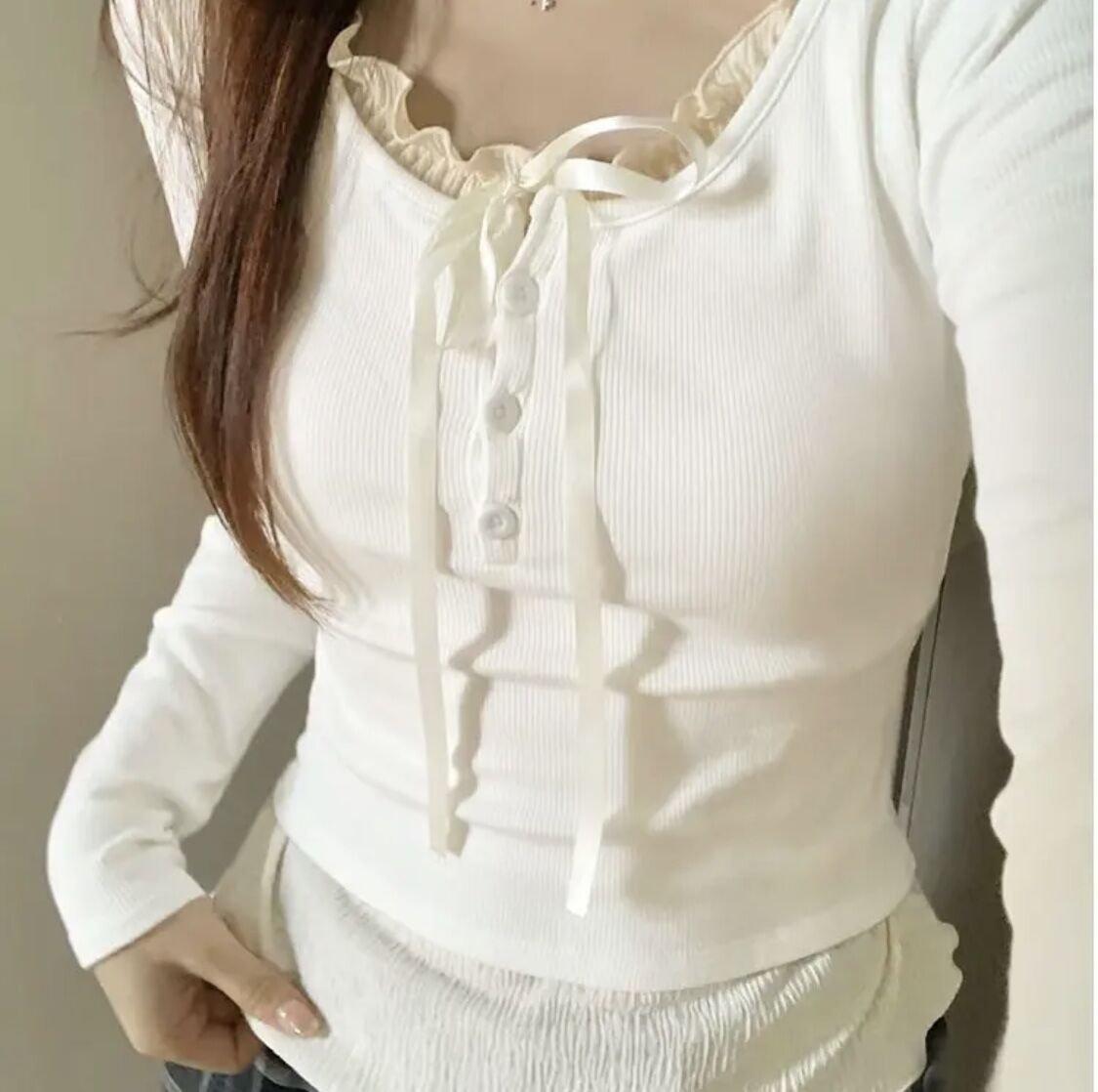 Лонгслив балетного стиля с американским сладко-острым вкусом оптом