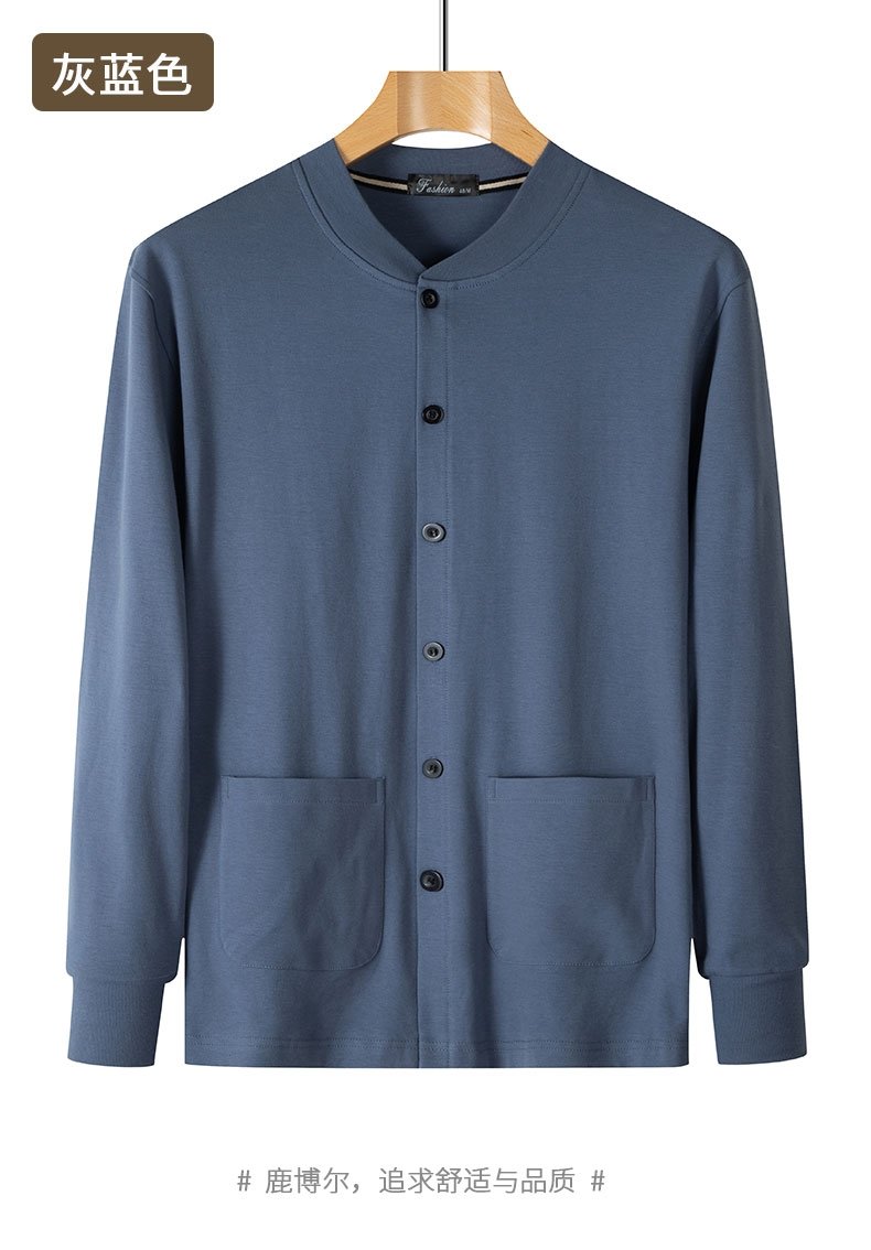 Мужская хлопковая футболка с длинным рукавом для пожилых оптом