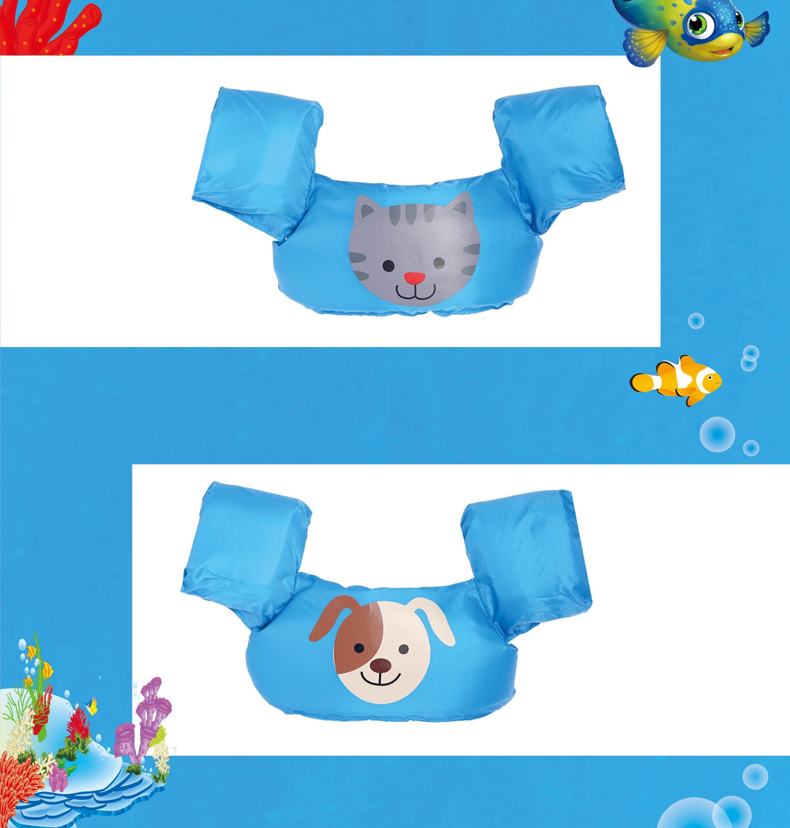 Детский спасательный жилет с пенопластовыми рукавами оптом