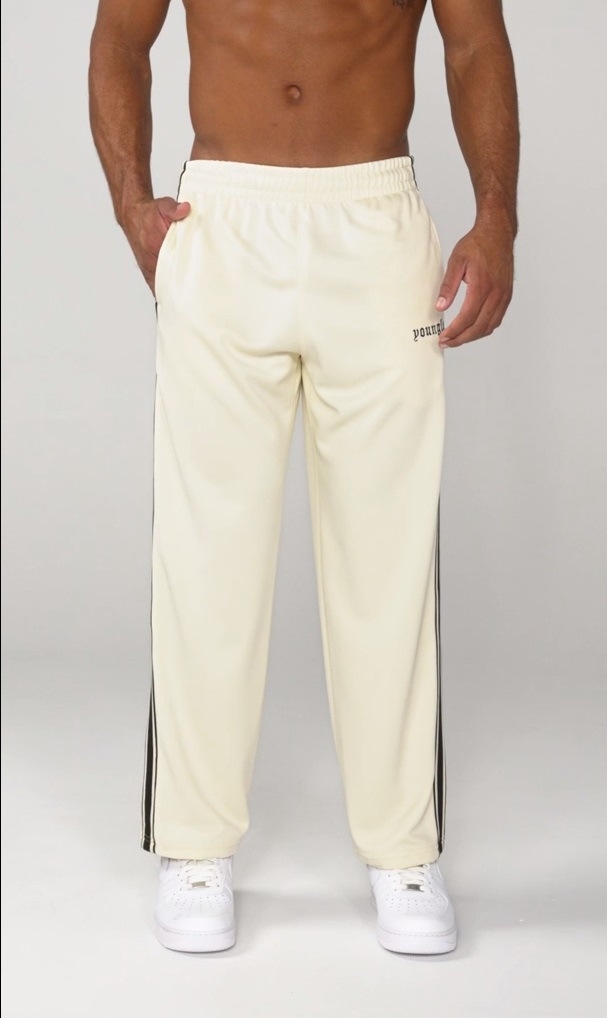 Повседневные мужские брюки с полосками и вышивкой оптом из Китая