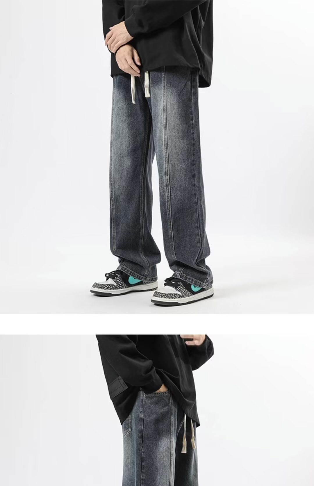 Мужские джинсы в стиле американской весны и лета оптом из Китая