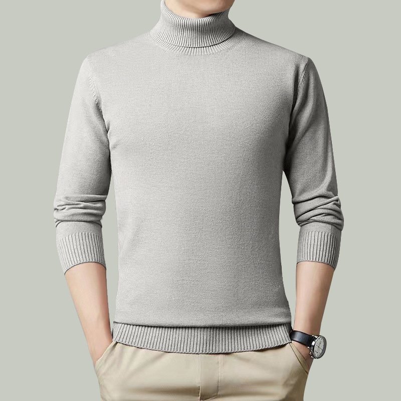Мужской свитер с высоким воротником оптом