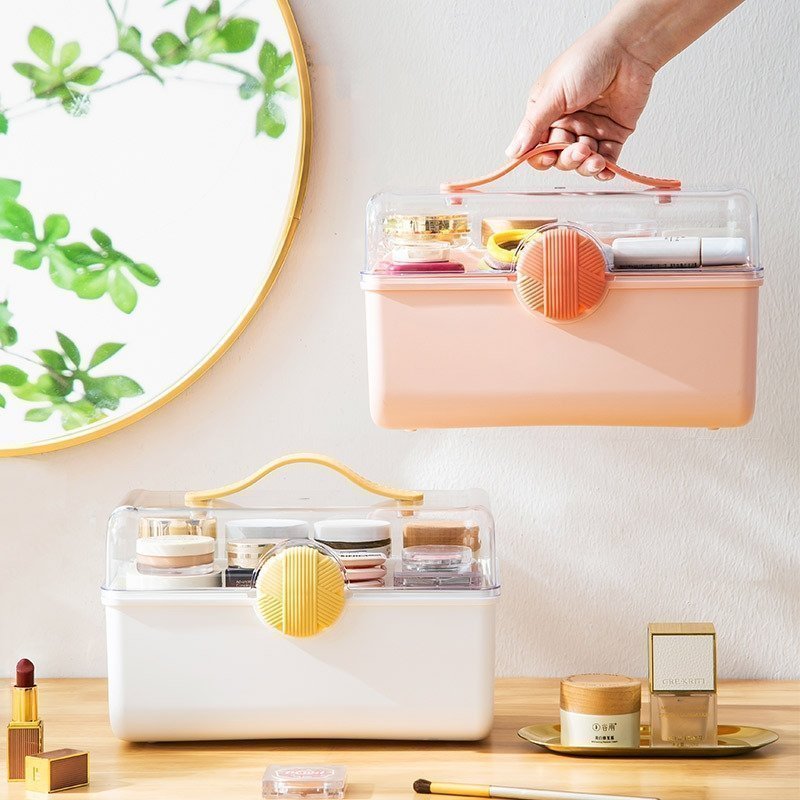 Двухуровневая полка для ванной комнаты и туалетного столика оптом