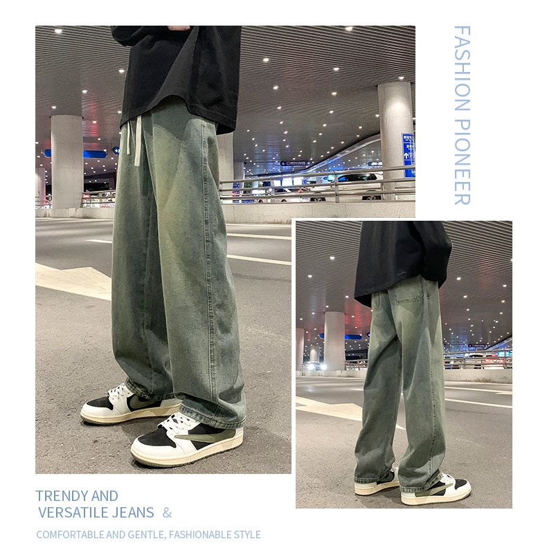 Мужские джинсы 2024 винтажного стиля оптом из Китая