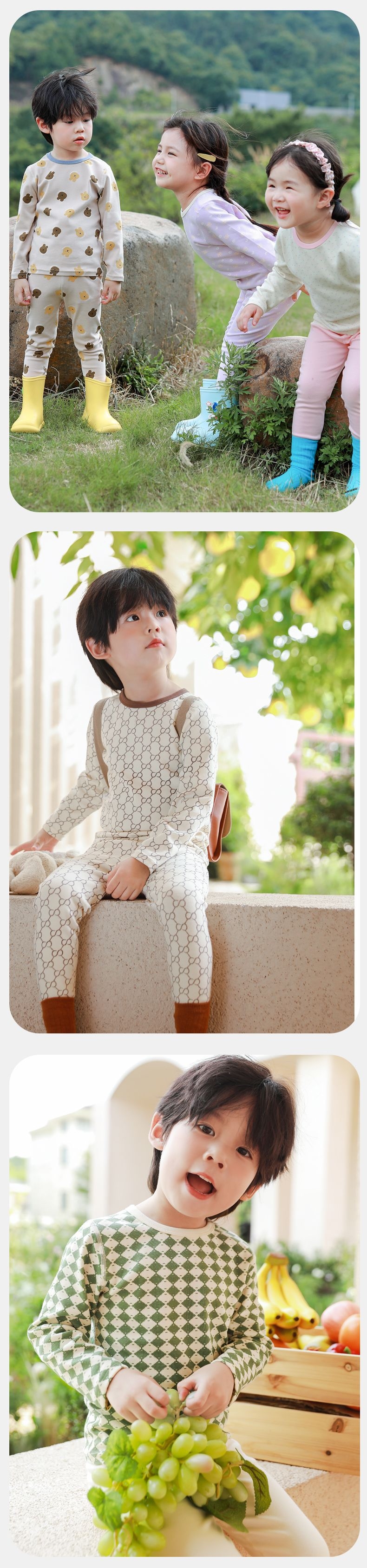 2023 новинка детский комплект термобелья для мальчиков и девочек оптом из Китая