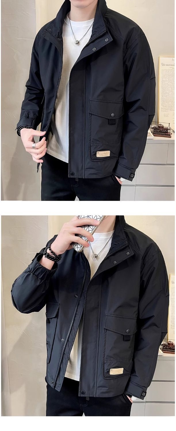 Мужская куртка 2024 новая весна и осень оптом из Китая