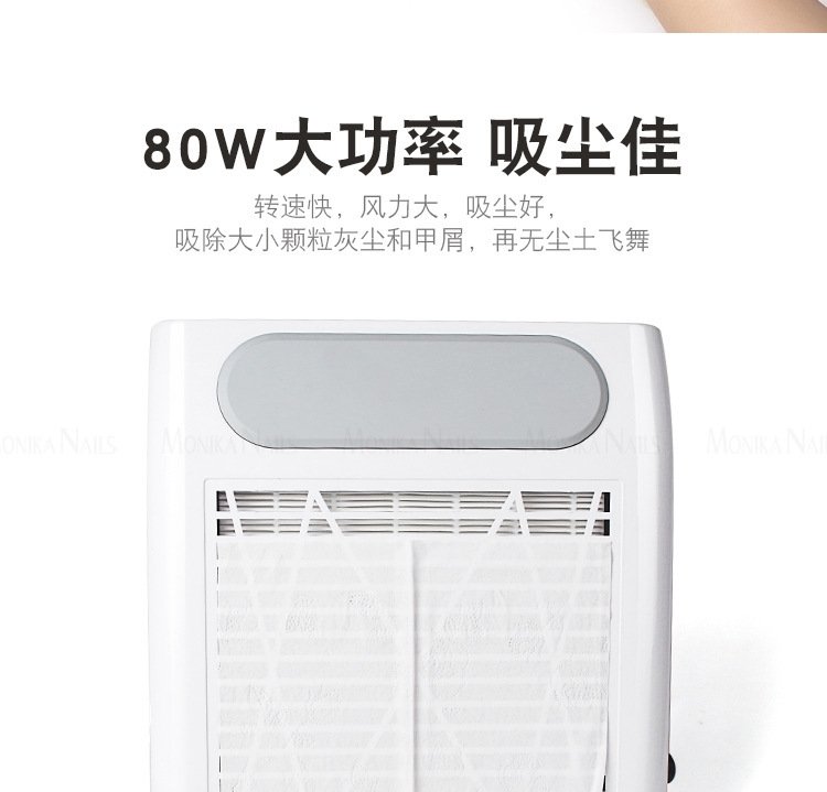Маникюрный пылесос с регулируемой скоростью 80W с сеткой для пыли и подушкой для рук оптом