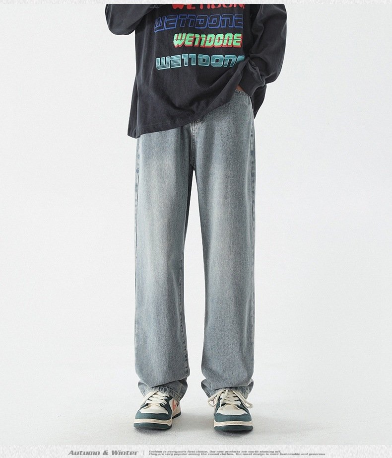 Wassup Мужские джинсы прямого кроя оптом из Китая