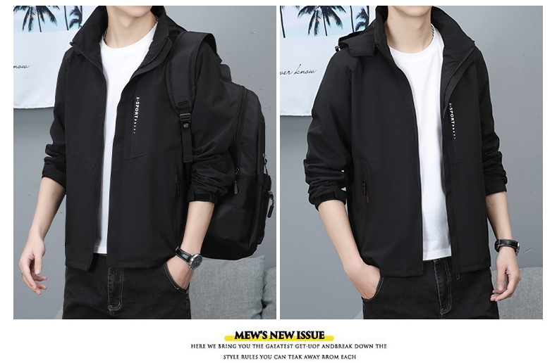 Мужская куртка с защитой от ветра и воды оптом из Китая