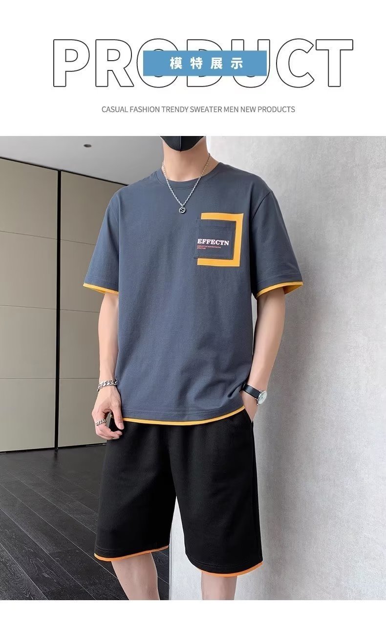 Летний спортивный костюм для мужчин оптом из Китая