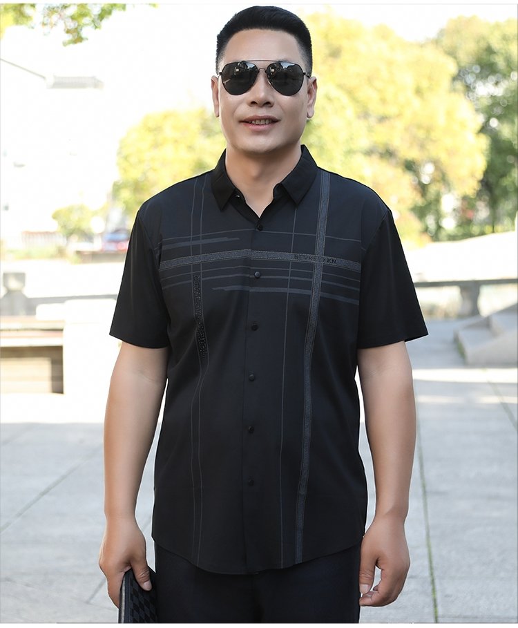 Мужской летний комплект с рубашкой из хлопка и футболкой оптом