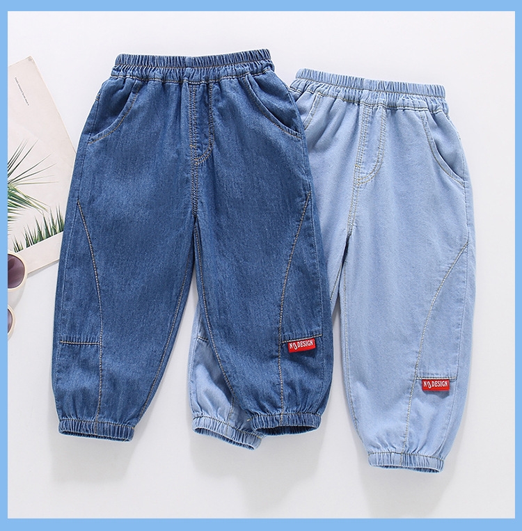 Детские джинсовые брюки с защитой от комаров оптом из Китая