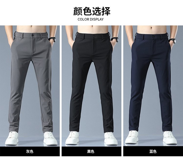 Мужские брюки прямого кроя летние бизнес-костюмы оптом из Китая