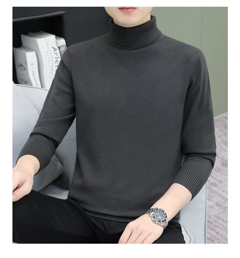 Мужской свитер с высоким воротником оптом