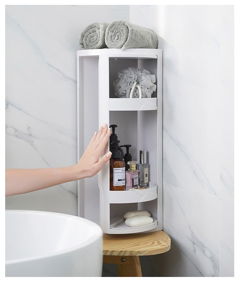 Угловая полка для ванной комнаты и кухни оптом