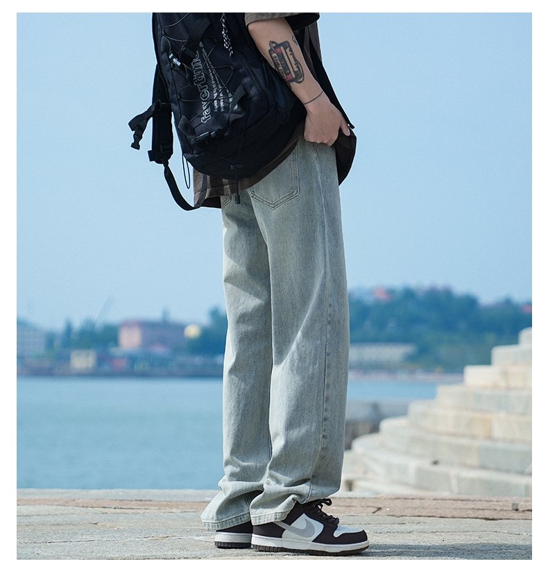 Мужские джинсы в стиле хайстрит 2024 оптом из Китая